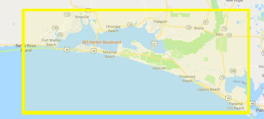 Destin Towing Service and Company Google Map